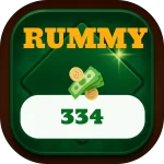 334 Rummy App logo